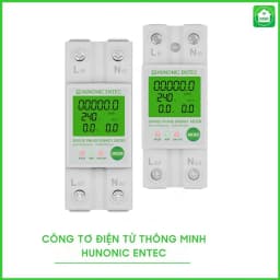 Thumbnail Công Tơ Điện Tử Wifi Hunonic Entec, Giám Sát, Đóng Cắt, Đo Điện Năng Tiêu Thụ Từ Xa Qua Điện Thoại - HNCTD 3