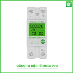 Thumbnail Công Tơ Điện Tử Wifi Hunonic Entec, Giám Sát, Đóng Cắt, Đo Điện Năng Tiêu Thụ Từ Xa Qua Điện Thoại - HNCTD 4