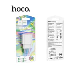 Thumbnail Củ sạc Hoco C109A 1 cổng USB  sạc nhanh 18W QC3.0 chân cắm chuẩn EU chất liệu PC cao cấp 2
