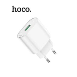 Thumbnail Củ sạc Hoco C109A 1 cổng USB  sạc nhanh 18W QC3.0 chân cắm chuẩn EU chất liệu PC cao cấp 4