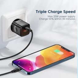 Thumbnail Củ sạc KUULAA 4.0 3.0 33W PD 3.0 sạc nhanh phích cắm US EU thích hợp cho iPhone Xiaomi 3