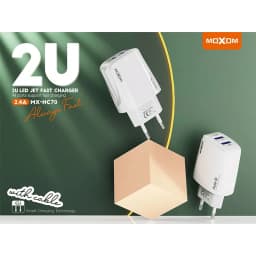 Thumbnail Củ sạc nhanh 2 Cổng USB 5V / 2.4A sạc nhanh cho iPhone, iPad, Smartphone Android HC70 AUTO-ID 3