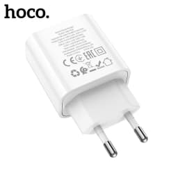 Thumbnail Củ sạc nhanh 20W Hoco C80A Plus 2 cổng USB/18W - PD 20W hố trợ sạc nhanh cho Smartphone 1