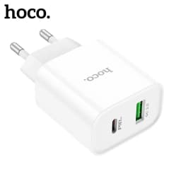 Thumbnail Củ sạc nhanh 20W Hoco C80A Plus 2 cổng USB/18W - PD 20W hố trợ sạc nhanh cho Smartphone 4