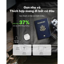 Thumbnail Củ sạc nhanh 20W PD Belkin Cube Wall Charger, Thiết kế gọn nhẹ, tương thích với hầu hết thiết bị 3