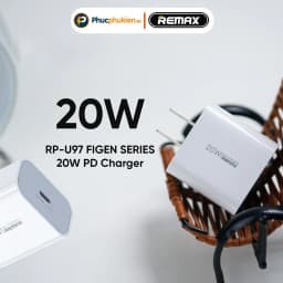 Thumbnail Củ sạc nhanh 20w Remax U97 cổng type C sạc nhanh 20w chuẩn PD cho 14 seris trở xuống - Phúc Phụ Kiện 1