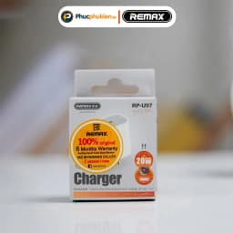 Thumbnail Củ sạc nhanh 20w Remax U97 cổng type C sạc nhanh 20w chuẩn PD cho 14 seris trở xuống - Phúc Phụ Kiện 3