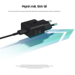 Thumbnail Củ sạc nhanh 25W Samsung EP-T2510 | Cổng Type-C - Công nghệ GaN Power Delivery | Bảo hành 12 tháng 4