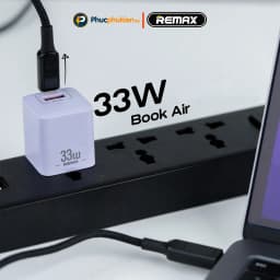 Thumbnail Củ sạc nhanh 33w Remax U26 thiết kế 2 cổng sạc nhanh PD 33w và QC4.0 30w sạc đầy 60% pin trong 30 phút Phúc Phụ Kiện 4