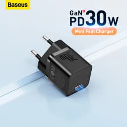 Thumbnail Củ sạc nhanh Baseus GaN USB Type C PD 30W thích hợp cho iPhone Xiaomi 1