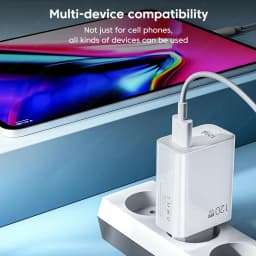 Thumbnail Củ Sạc Nhanh Chuẩn eu es uk qc 5.0 120w Cho Điện Thoại xiaomi fonken 3