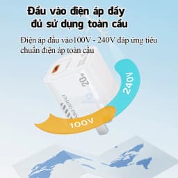 Thumbnail Củ sạc nhanh chuẩn PD 20W Rockspace T86 ổn định không nóng hàng bảo hành 12 tháng bảo hành 1 đổi 1 2