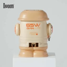 Thumbnail Củ sạc nhanh Divoom Dipow 65W cho IP 16 công nghệ GaN, màn hình LED hiển thị pixel art, 1 cổng USB-A 2 cổng USB-C 3