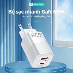 Thumbnail Củ Sạc Nhanh Kuulaa GaN 65W USB C QC PD 4.0 3.0 USB-C Type C Cho Macbook Pro IPhone Samsung 2