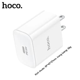 Thumbnail Củ Sạc Nhanh PD 30W CHÍNH HÃNG HOCO Sử Dụng Cho Các Dòng ĐT Smartphone SamSung,IP,Oppo,Xiaomi 3