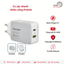 Thumbnail Củ sạc nhanh Prolink công suất 30W - 40W - CHÍNH HÃNG STORE 1