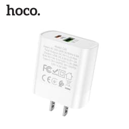 Thumbnail Củ sạc PD 20W Hoco C80 2 cổng ( USB + Type-C ) sạc nhanh tối đa 3A, Q.C 3.0, tương thích nhiều thiết bị, tiện lợi ( US ) 4