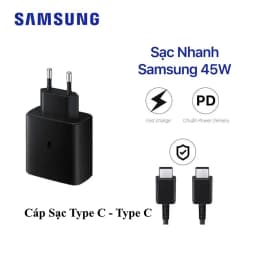 Thumbnail Cục sạc nhanh SAMSUNG 45w kèm dây sạc Samsung type C DYDX bảo hành 6 tháng 1