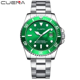 Thumbnail CUENA Thời trang mới Đồng hồ nam bằng thép không gỉ Thạch anh không thấm nước Thể thao thông thường 6004S 1