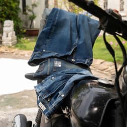Thumbnail D66 Quần Dài Jeans Xanh Đơn Giản Justmen Phong Cách Thời Thương 2