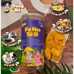 Thumbnail Da heo tỏi ớt Trạm ngọt Yumi đồ ăn vặt thịt thơm ngon giòn rụm 3