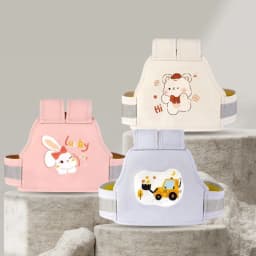 Thumbnail Đai đi xe máy an toàn cho bé Hàn cho bé KidsWorld vải lưới thoáng khí (từ 1 đến 10 tuổi) 1