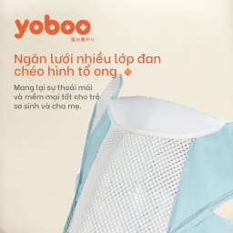Thumbnail Đai địu em bé 2in1 Yoboo YB-0066 có ngăn chứa đồ, chặn chân chữ O đảm bảo tư thế đúng - Hàng chính hãng 4