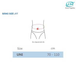 Thumbnail Đai Thoát Vị Bẹn Kèm Túi Nâng Bìu Riêng Biệt UM J17 [United Medicare]. Tiêu Chuẩn Châu Âu 1
