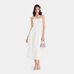 Thumbnail Đầm 2 Dây MARC FASHION Kiểu Smocking Lưng - CBLH073123 3