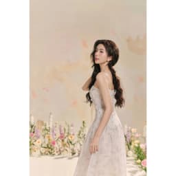 Thumbnail Đầm 2 dây xếp ly bung họa tiết 1R11.2503OG, váy 2 dấy maxi dáng dài, xếp ly eo tôn dáng nữ tính đáng yêu cho nàng JM 3