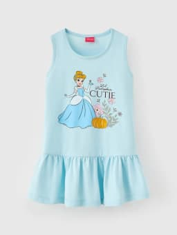 Thumbnail Đầm bé gái Rabity ngắn tay cotton in hình Gấu Dâu Lotso và cô nàng lọ lem bản quyền Disney 93044 1