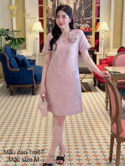 Thumbnail Đầm dự tiệc trung niên TIFALU chất gấm hoa sang trọng - ZOL336PLE 1
