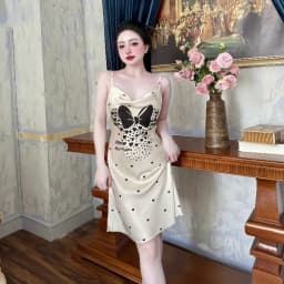 Thumbnail Đầm ngủ cao cấp Hisexy Lụa Satin Dáng Xuông Liền Thân MD97 1