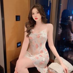 Thumbnail Đầm ngủ cao cấp Hisexy Lụa Satin Dáng Xuông Liền Thân MD97 2