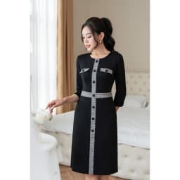 Thumbnail Đầm nữ dáng nẹp đính khuy LAMER L63F23Q027 2