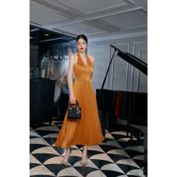 Thumbnail Đầm Nữ Dự Tiệc MY WAY Cổ Yếm Sang Trọng 6MD11155 3