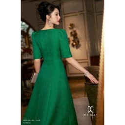 Thumbnail Đầm Nữ Dự Tiệc MY WAY Đính Hoa Tay Lỡ Cao Cấp 5MD08146 XA0 - DO0 4