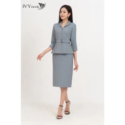 Thumbnail Đầm ôm mix set tay lỡ nữ IVY moda MS 48T0225 3