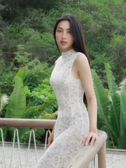 Thumbnail Đầm ren dệt Louise Lace Dress HUONG BOUTIQUE HBV1295 4