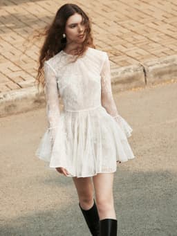 Thumbnail Đầm ren hở lưng Haisley Dress HUONG BOUTIQUE HBV1333 2