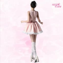 Thumbnail Đầm thiết kế dáng chữ A màu hồng PINK SWAN tiểu thư, sang chảnh dự tiệc - Simple Twist 2