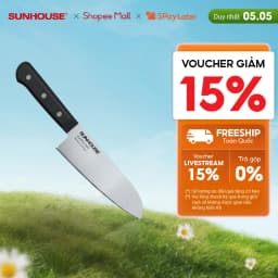 Thumbnail Dao làm bếp đa năng Sunhouse KS-KN165KS - Chất liệu thép SUS420J2 không gỉ - Công nghệ mài đơn - Hàng chính hãng 1