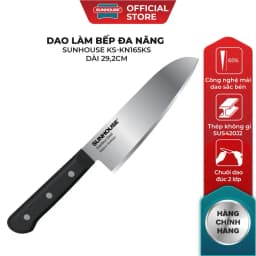 Thumbnail Dao làm bếp đa năng Sunhouse KS-KN165KS - Chất liệu thép SUS420J2 không gỉ - Công nghệ mài đơn - Hàng chính hãng 2