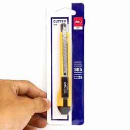 Thumbnail Dao rọc giấy cỡ nhỏ Deli 2031 và Lưỡi dao rọc giấy nhỏ Deli 2012 - Dao trổ cỡ nhỏ 3