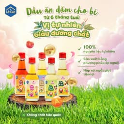 Thumbnail Dầu ăn dặm cho bé ÉP LẠNH NGUYÊN CHẤT Lê Gia - dinh dưỡng từ hạt tự nhiên, giúp bé ăn ngon miệng, hết biếng ăn 1
