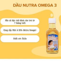 Thumbnail Dầu cá ăn dặm Nutra Omega 3 - Nhập khẩu từ Chi lê 240ml bổ sung DHA & EPA cho trẻ từ 7 tháng tuổi 1