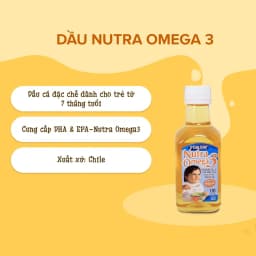 Thumbnail Dầu cá ăn dặm Nutra Omega 3 nhập khẩu Chi Lê 240ml - Bổ sung DHA & EPA cho trẻ từ 7 tháng tuổi_(HiPP) 2