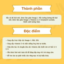 Thumbnail Dầu cá ăn dặm Nutra Omega 3 nhập khẩu Chi Lê 240ml - Bổ sung DHA & EPA cho trẻ từ 7 tháng tuổi_(HiPP) 3