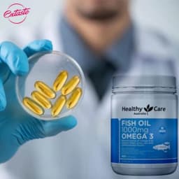 Thumbnail Dầu cá tự nhiên Healthy Care Fish Oil 1000mg Omega 3 sáng mắt 400 viên - extaste 4
