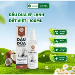 Thumbnail Dầu dừa dưỡng tóc ép lạnh Đất Việt dung tích 100ml - Dưỡng tóc, dưỡng mi, an toàn cho bé sơ sinh 1